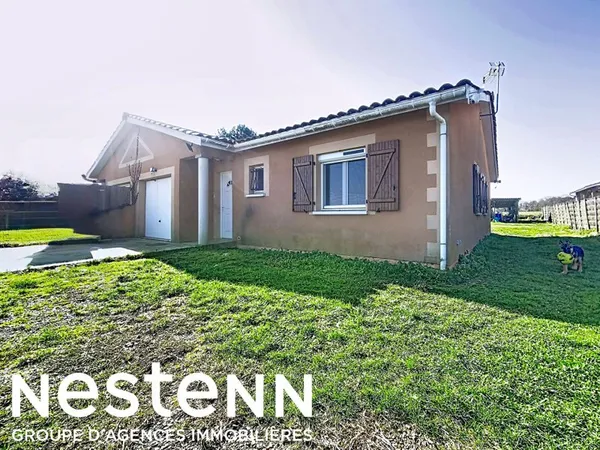A vendre Maison plain pied à Escalans 3 chambres et garage 96.91 m2