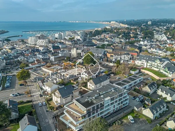 Pornichet - Appartement Roof Top - T4 - Vue mer.