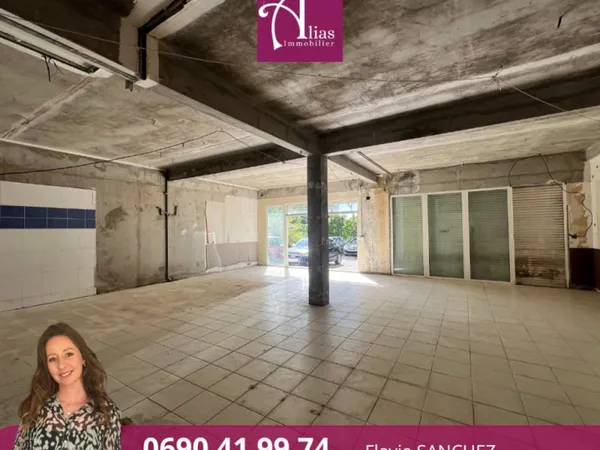 À louer - Local / dépôt brut 100m2 - RDC - JARRY