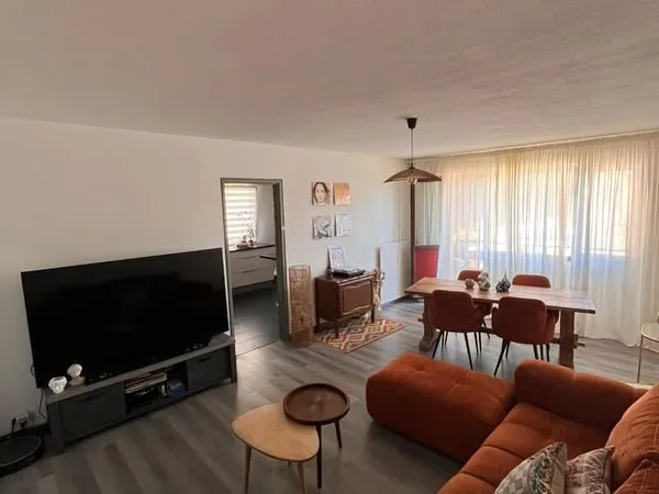 F3 80m² rénové - Balcon - Cave- 2 ch - Pfastatt