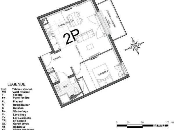 Vente Appartement 2 pièces