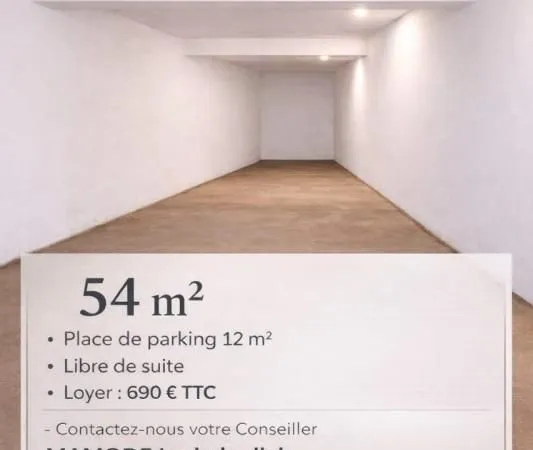 Local industriel 62 m²