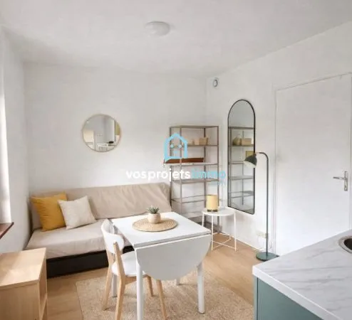 Beau studio entierement équipé et meublé