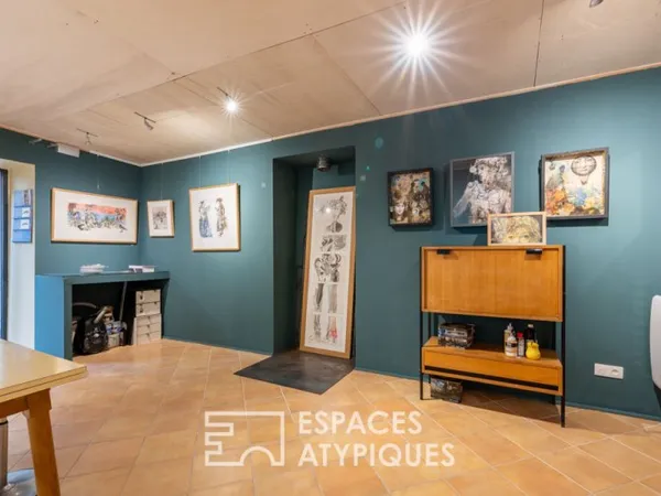 Atelier d'artiste, à proximité des plages