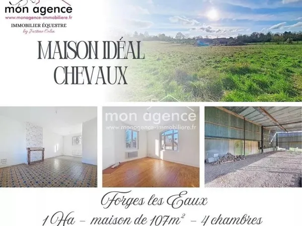 À vendre - Maison familiale avec 1 hectare de terrain - Forges-les-Eaux