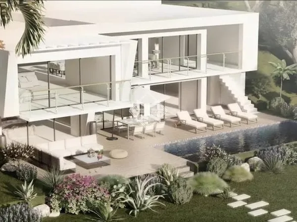 À la limite de Cannes, dans l'un des quartiers les plus prestigieux, un permis de construire a été a