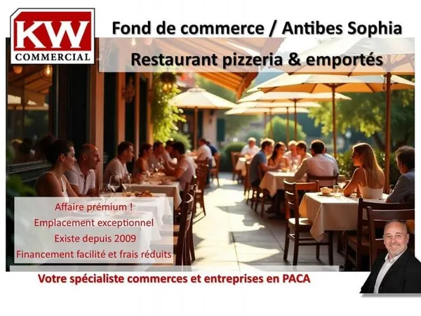 Restaurant-Pizzeria à céder - Sophia Antipolis