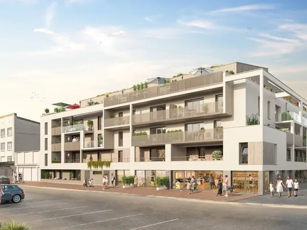 Programme neuf T3 avec terrasse plein sud à 50 m de la pla