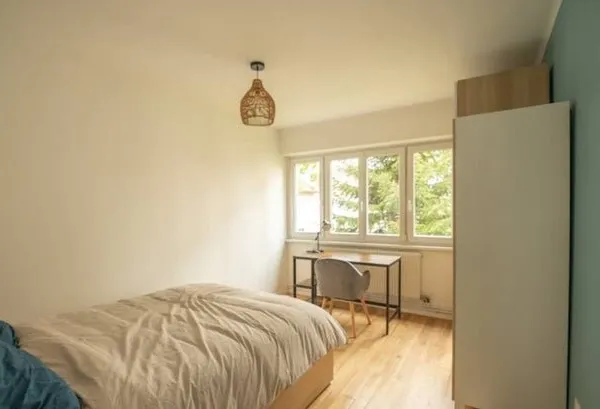 Grande chambre lumineuse meublée - Contades