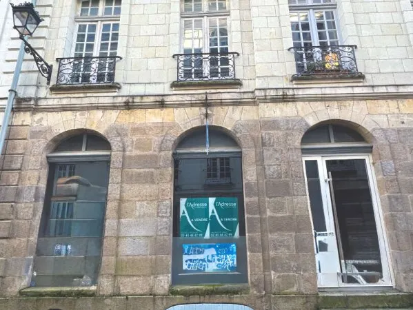 EXLUSIVITE quartier Feydeau / Kervegan Murs commerciaux 41,25 m2 sur rue piétonne