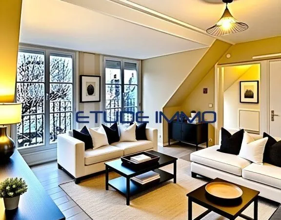 Studio 3 pièces 32 m²