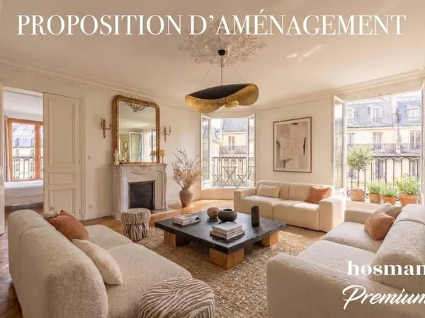 CONFIDENTIEL - Appartement familial lumineux à rénover - 8 pièces 232 m² - Usage mixte - Balcon fila