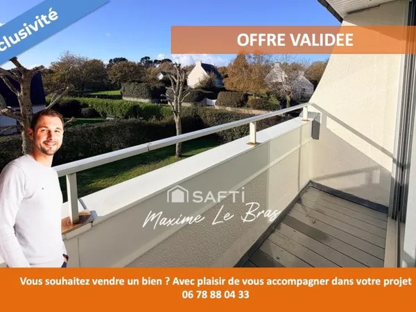 Studio 27 m2 Fouesnant Kerambigorn