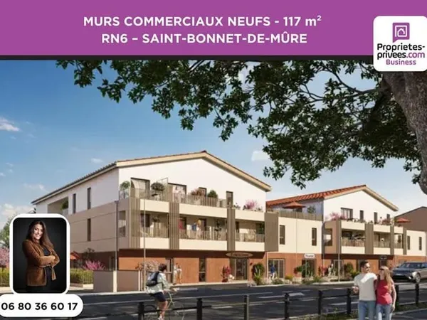 Commerce 1 pièce 117 m²