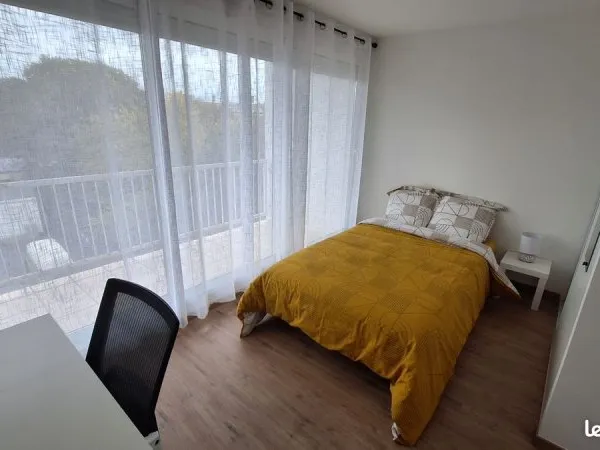 ⭐Chambre 11 m² avec balcon - Colocation tout inclus - Tram Ancely (Purpan / Airbus)⭐