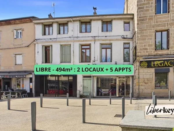Immeuble Monopropriété - Libre - Potentiel de forte rentabilité