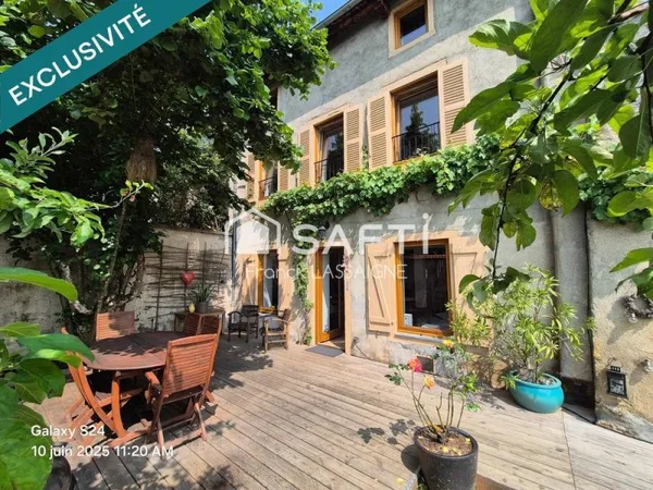 Maison avec jardin clos sans vis à vis et puits...