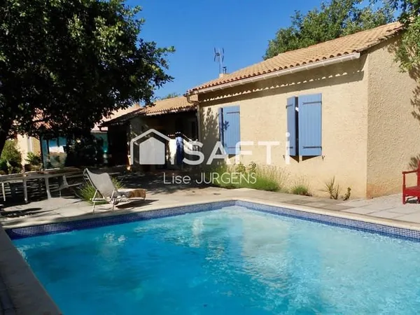 Charming 3-bedroom house, 90 m² with swimming pool - Quiet neighborhood