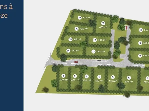 Terrain 549 m²