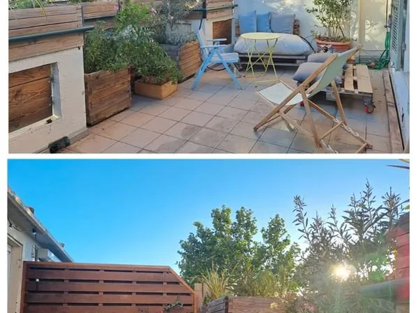 Location appartement terrasse 1 a 2 mois (juin et juillet)