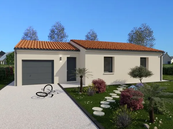 Terrain + maison 87 m²