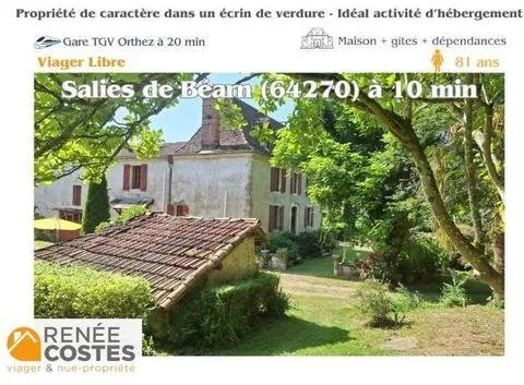 Viager libre - F81 ans - SALIES DE BEARN (64270)