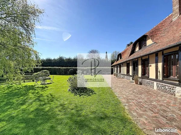 Vente | Maison | 6p | 4ch | 120 m² | Saint-Saëns | Expo Sud | Terrasse · Jardin