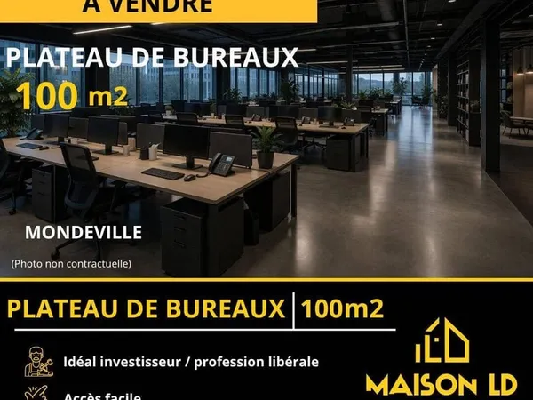 Bureaux 100 m²
