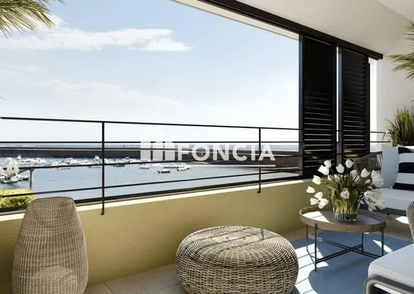 VUE MER SPACIEUX APPARTEMENT T5 duplex, très beaux volumes, prestations haut de gamme