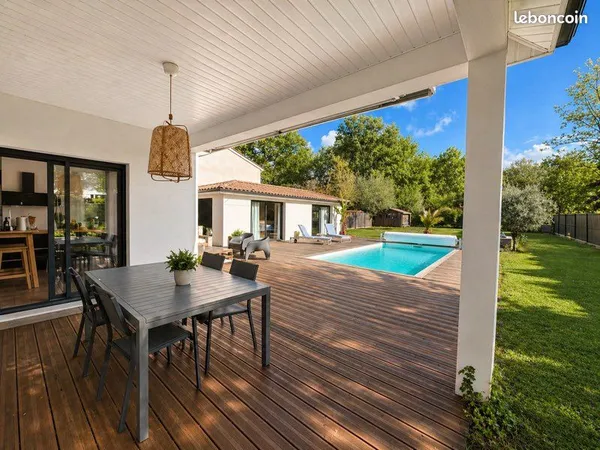Maison contemporaine 2018 - 145 m² + dépendance - Piscine - Terrain 1100 m² - Direct Propriétaire