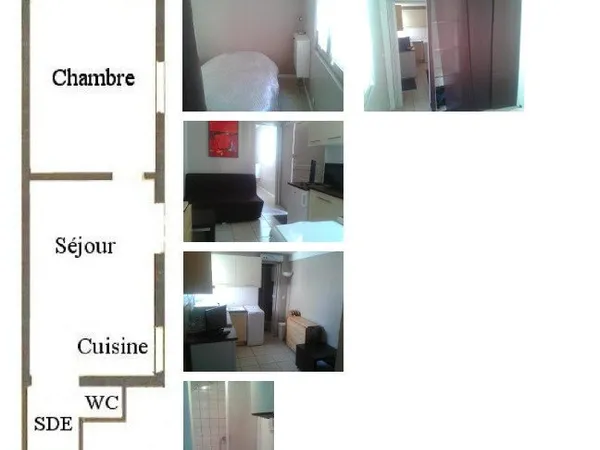 T2 / 20m² / Les Agnettes (Ligne 13)