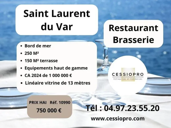 Fonds de commerce 172 m²