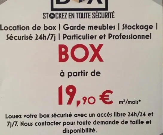 Location box sète /garde meuble