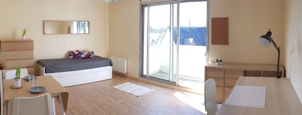 Location studio 25m² face Université Beaulieu RENNES CESSON