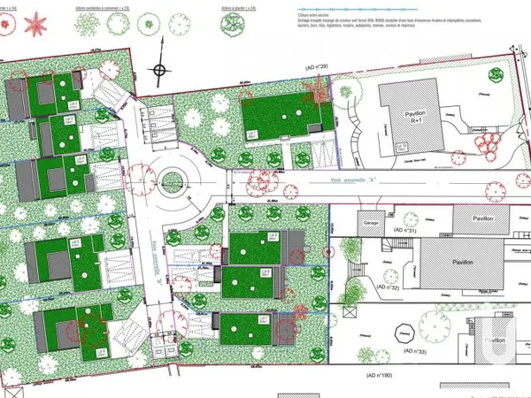 Terrain 268 m²
