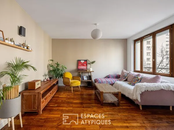 Appartement traversant à la rénovation design