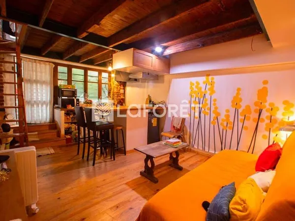 Charmant 2 pièces en duplex de 36 m2 avec terrasse et balcon