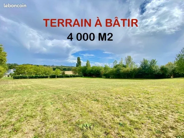Terrain 4000 m² Chemiré-le-Gaudin