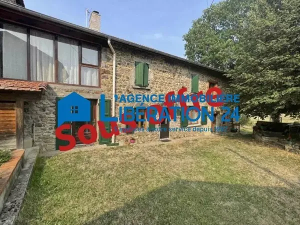 Maison en pierres 161 m² dont un studio indépendant Terrain 2680