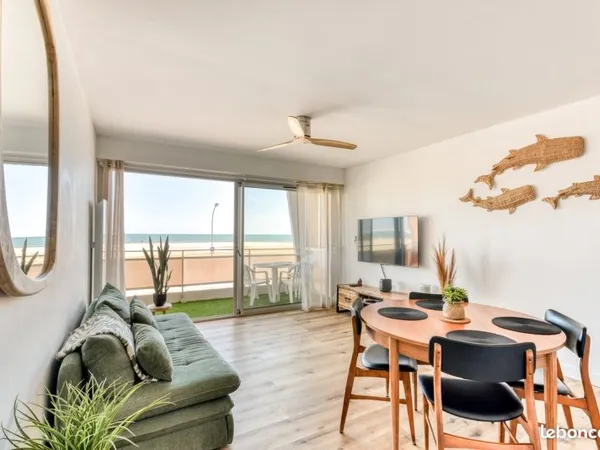 Appartement 3 pièces rénové - vue mer - Les pieds dans l'eau