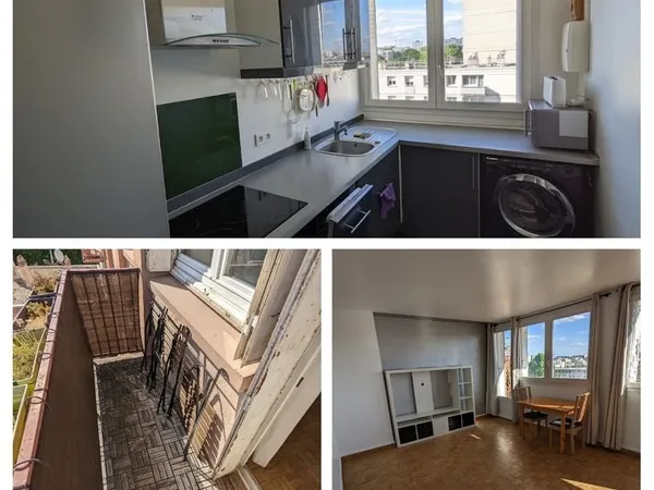 Appartement F3 meublé ensoleillé