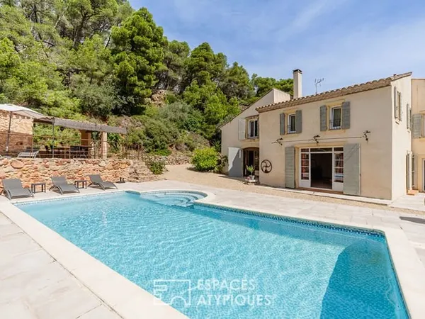 Bastide d'exception avec piscine à Narbonne Plage