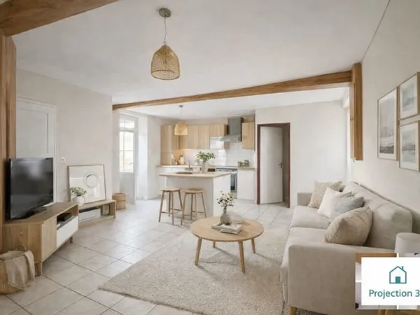 Maison 65 m² avec cour et grand garage aménageable - Idéale 1er achat ou investissement
