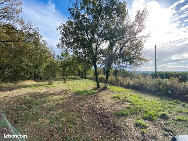 Terrain constructible vue dominante