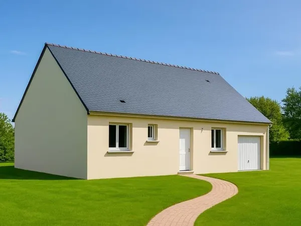 Maison plain pied 3 chambres 83.50m²