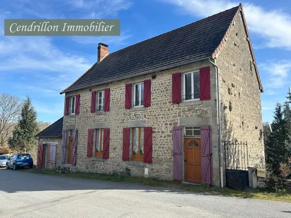 Maison en pierre indépendante de 183m2 sur 1415 m2 de terrain.