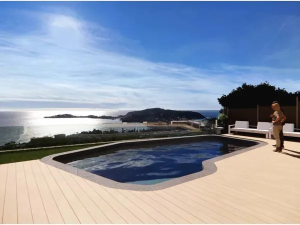 Beaulieu-Sur-Mer, maison contemporaine avec piscine et vue mer féérique