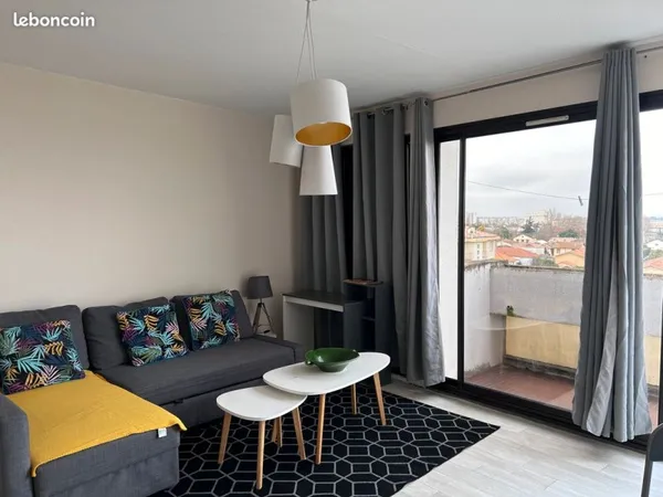 Grand T1 meublé