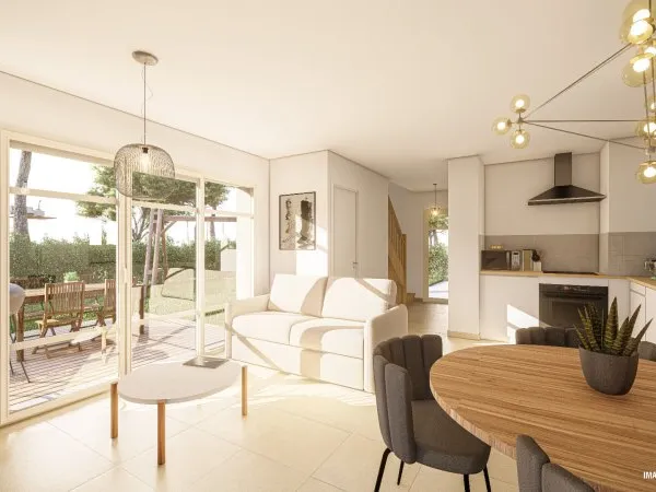 SOULAC-SUR-MER // 1,8 KM de plage des Naïades / VILLA NEUVE DE TYPE SOULACAISE T3 - JARDIN PRIVATIF