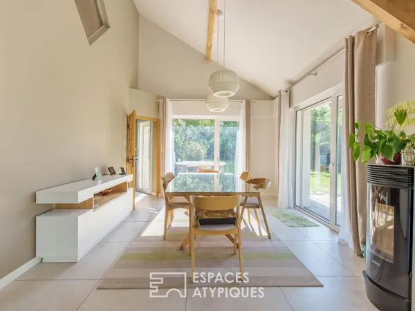 Maison d'architecte rénovée et son jardin aux portes de Nancy